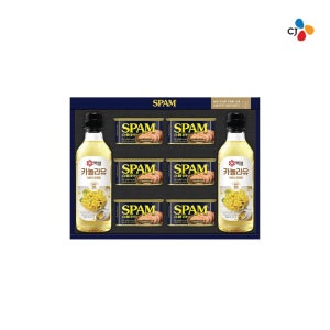 CJ제일제당 CJ 스팸 복합1호 명절선물세트 통조림 햄 카놀라유
