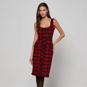 라장스(AVE) Aya Tweed Midi Dress 61524BXR RBHN