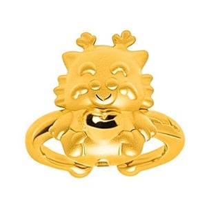 [골드앤]골드앤 순금 24K 용띠 드림 돌반지