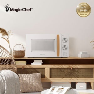 매직쉐프 20L 무회전 플랫형 전자레인지 고주파 전자렌지 MEM-CG20FMW