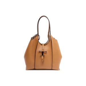 토즈 26SS 타임리스 스몰 쇼퍼토트백 브라운 XBWTSBA0200 Q8E S410