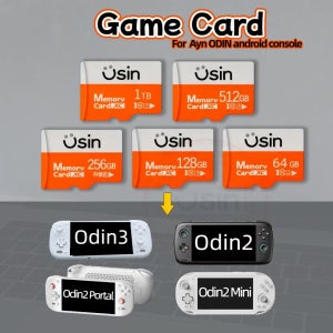 Ayn ODIN3 ODIN2 미니 포털 레트로 게임용 게임 SD 카드, 안드로이드 휴대용 게임기 메모리 TF 고속 1TB 512G
