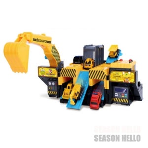 아이존 뽀로로 변신 굴착기 작동완구 생일선물 중장비자동차