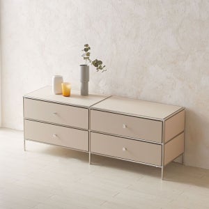 가온퍼니처 베레스 미드센츄리 1400 낮은 모듈 거실장 서랍형 4colors