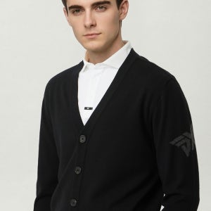 [PXG공식] 남성 스웨터 가디건 (블랙)