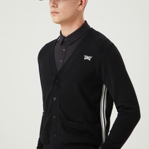 [PXG 공식 아울렛] 남성 니트 가디건 (블랙)