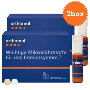 최신 제조 / 1+1 오쏘몰 이뮨 30일 2박스 총 60일분 멀티비타민 orthomol  오쏘몰이뮨