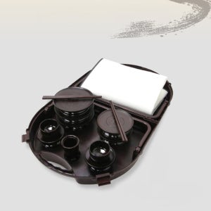 명절 조상님 우리나라 제기세트 14개구성  제사상 성묘 휴대이동형 가방겸제사상 산소