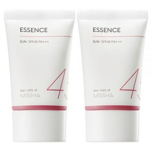 1+1 미샤 올 어라운드 세이프 블록 에센스 선크림 SPF45 PA+++, 50ml,