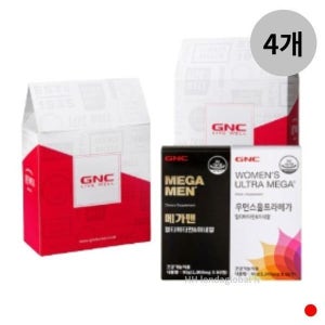 [하프클럽]GNC 메가맨+우먼스울트라메가 멀티비타민 set 90정 X4