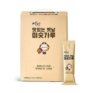 케이티알파쇼핑 CJ 설빙 맛있는 옛날 미숫가루 50개입