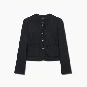 [롯데백화점] 시스티나 트위드 포켓 라운드넥 자켓 AWWJKP31040 LE1220449073