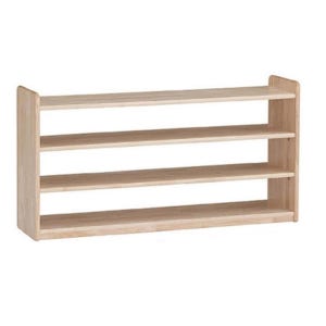 국내생산 어린이집 유치원 고무나무 낮은 3단 교구장 디자인up 분위기up