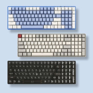 [온누리상품] 무선블루투스키보드 기계식키보드 슈퍼히어로 SPK100 저소음