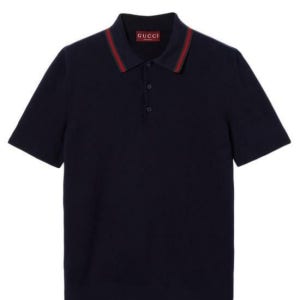 구찌 실크 코튼 폴로 셔츠 814994 XKEKK 4345