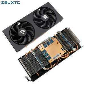 파워컬러 AMD 라데온 RX 6750 XT 파이터 OC 비디오 카드용 오리지널 GPU 방열판, RX6750