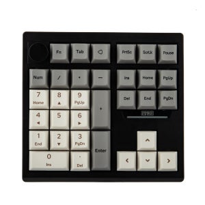 EPOMAKER TH33 QMK/VIA 숫자 패드 핫스왑 가스켓 유선/BT/2.4G 무선 기계식 숫자패드 화살표 키 및 노브 포함 PC/Mac용