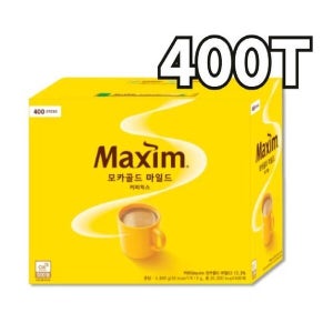 케이티알파쇼핑 맥심 모카골드 커피믹스 400T 사무실 탕비실 대용량