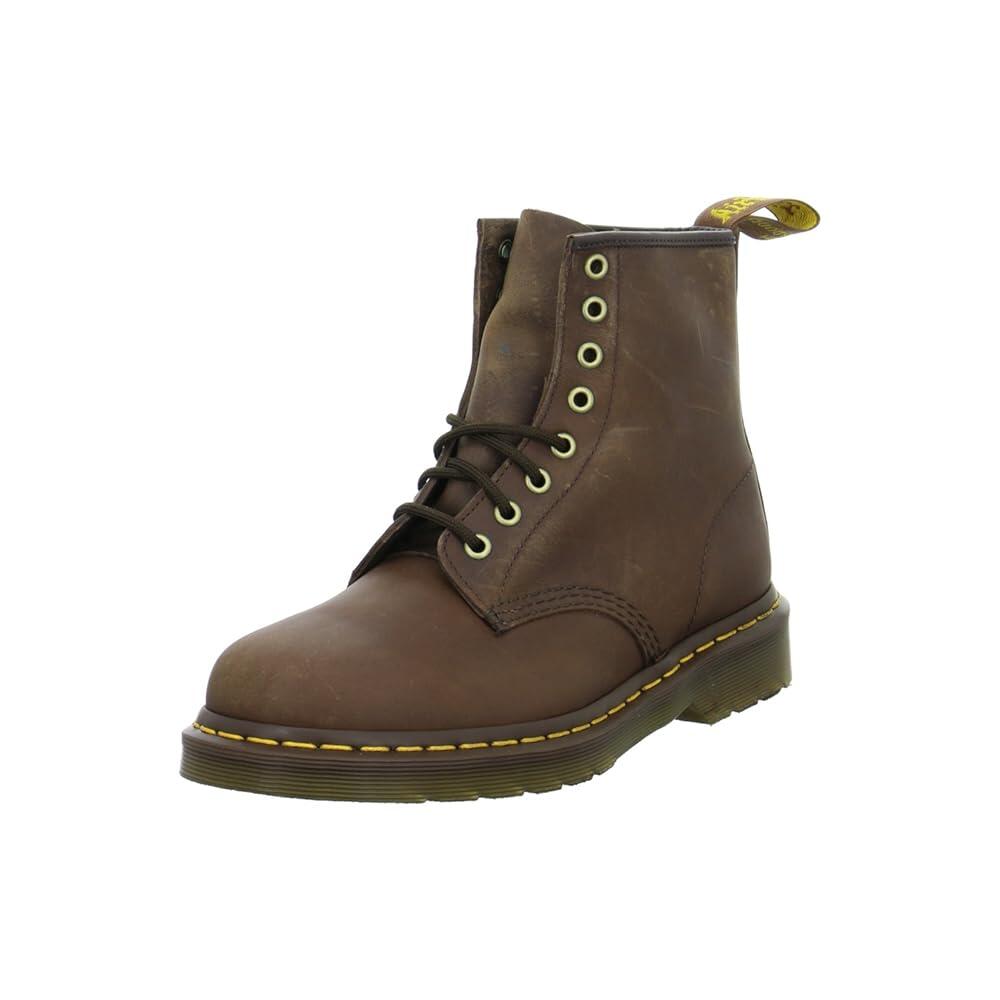 Dr Martens 유니 1460 크레이지 Horse Men Women 13 가죽 호스 부츠 Crazy 14 Gaucho Dark 6