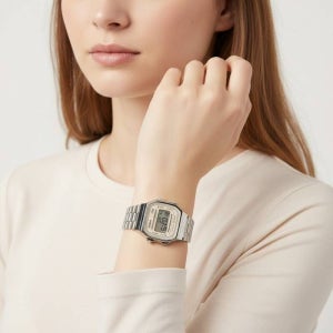 카시오 디지털 스퀘어 빈티지 레트로 메탈시계 A168WA 8AYDF 8A 공용 1640611