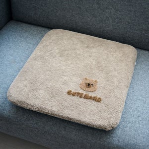 곰돌이 라텍스 방석