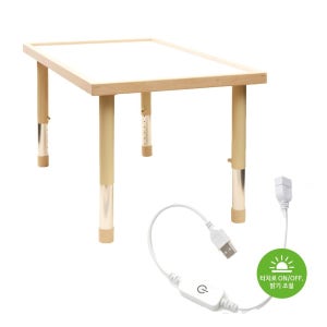 LED라이트박스 미술테이블 높낮이조절 책상 촉감놀이 도구