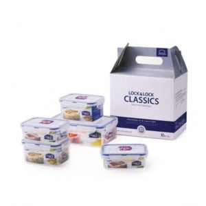 친절한탄씨 락앤락 클래식 5p 밀폐용기 기프트세트 3호 플라스틱밀폐용기 반찬통