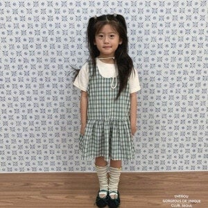 GU (봄)수수원피스, 여아 유아 키즈 여자 아이옷 고유