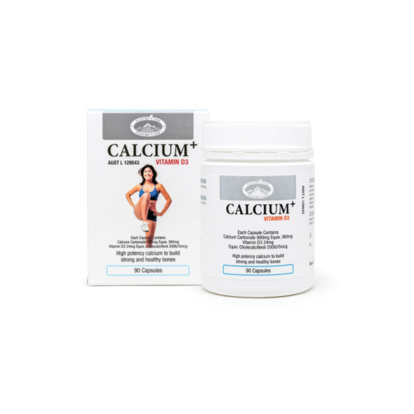 네이쳐스탑 호주 칼슘 + 비타민D3 90캡슐, 2개