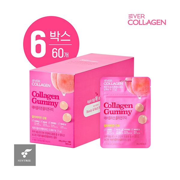 에버콜라겐 콜라겐 구미 6개입, 1개