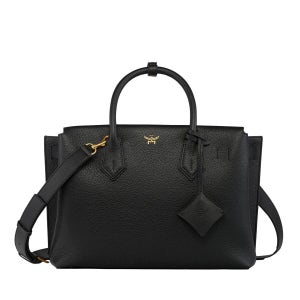 엠씨엠 밀라 레더 블랙 토트백 가죽 토트 Milla Lthr Tote Med Bk Black A0803852 151183386