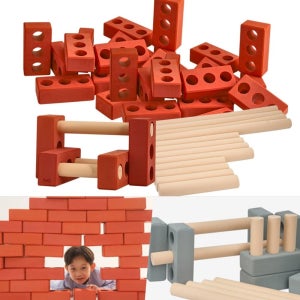 집짓기 쌓기놀이 벽돌블록 커넥터 세트 벽돌블럭 조작능력