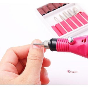 네일드릴 전동샤퍼+ 2종+비트 더스트브러쉬 비트세트 발톱드릴 발톱스케일링기계 정리기 손톱 그라인더 셀프tuv45