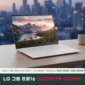 LG전자 2025 그램 프로16 16ZD90TP-GX59K 노트북 32GB 256GB