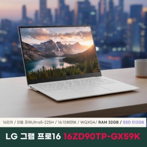 LG전자 2025 그램 프로16 16ZD90TP-GX59K 노트북 32GB 512GB