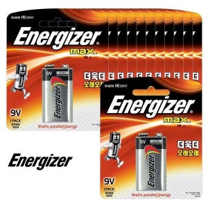케이티알파쇼핑 에너자이저 맥스 9V 건전지 12개