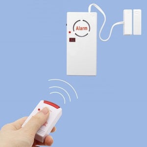 케이티알파쇼핑 리모컨 도어 센서경보기 120dB 침입방지기 창문경보기