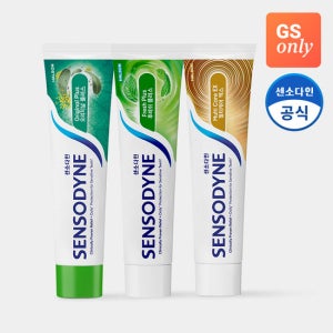 [센소다인] [GS단독 / 4개입] 오리지날 플러스 100g, 멀티케어 EX 100g, 후레쉬 플러스 100g 조합 세트 (택1)
