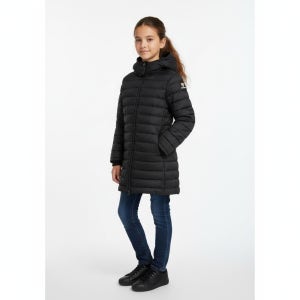 버버리 8109351 A1189 토마스 베어 로고 패치 후드 롱 여아 아동 패딩 (성인착용가능)