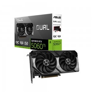 ASUS DUAL 지포스 RTX 5060 TI OC D7 16GB 인텍앤컴퍼니