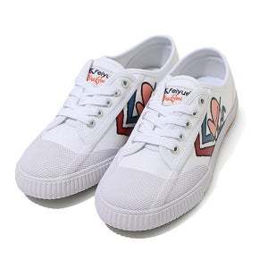 페이유에 FEIYUE [FEIYUExBAZBON] FE LO 1920 하트로고 화이트 스니커즈 FUS10044 FUS10044