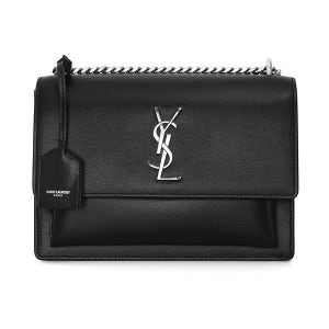 생로랑 가방 442906 D420N 1000 모노그램 선셋 은장 미디움 숄더백 블랙 여성가방 여자가방 당일발송