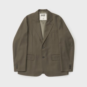 [어나더오피스] Legacy Single Wool Blazer (Dark Mink)
