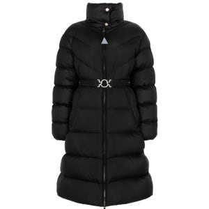 몽클레어 브로 블랙 여성 롱패딩 1C00028 54AQE 999