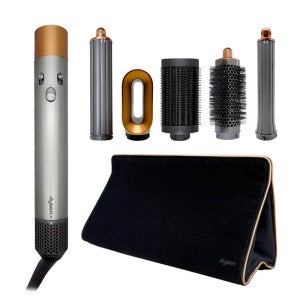 다이슨 에어랩 오리진 NEW 볼륨에디션 니켈코퍼 트래블백 롱배럴2개 포함 국내AS eTV[35696062]