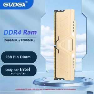 GUDGA 메모리 램 DDR4 8GB/16GB/32GB 2666 3200 3600 4000mhz 1.2V/1.35V 288핀 DIMM 인텔 데스크탑 컴퓨터용