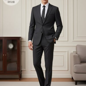 [지오지아] 미라클 차콜그레이 정장세트 (ABE1SB1201_ABE1SP1201_CGR)