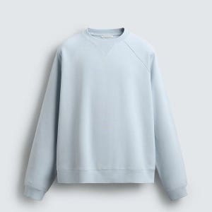 자라 피케 텍스처 워싱 스웨트셔츠 4092/410 SKY BLUE_P0184092410SKYBLUE