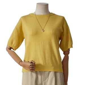 [롯데백화점] 포커스 베이직 반소매 니트 FM5C3KT3155 LE1219322501