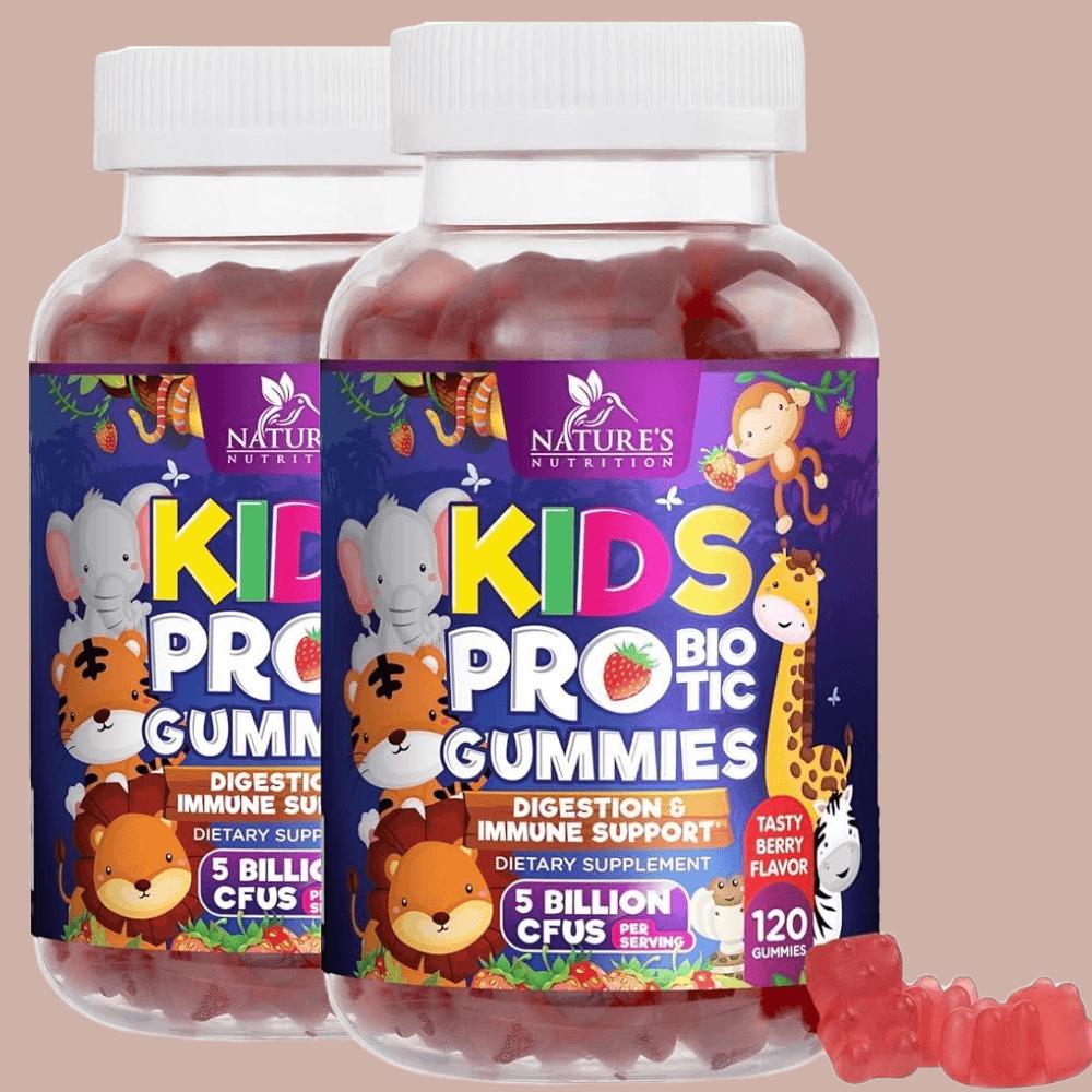 네이쳐<b>뉴트리션</b> 어린이 프로바이오틱스 50억 CFU 베리맛 젤리형 2개  120정